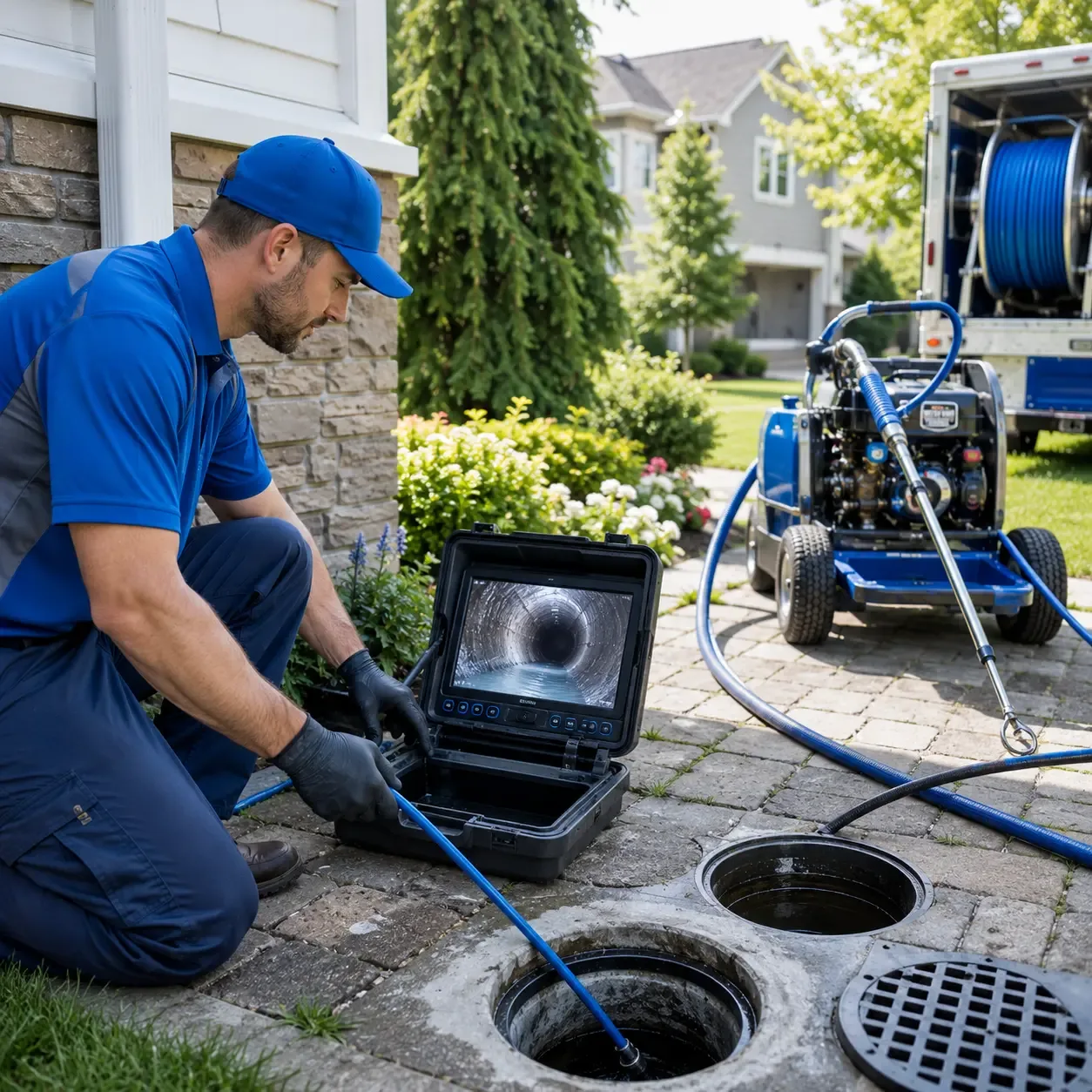 Outdoor drain cleaning professionals serving East Hartford, CT